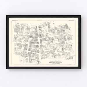Trenton Map 1929, Vintage Trenton Map, Old Trenton New Jersey Art, Wall Art Gift for Trenton History Lovers Retro Decor