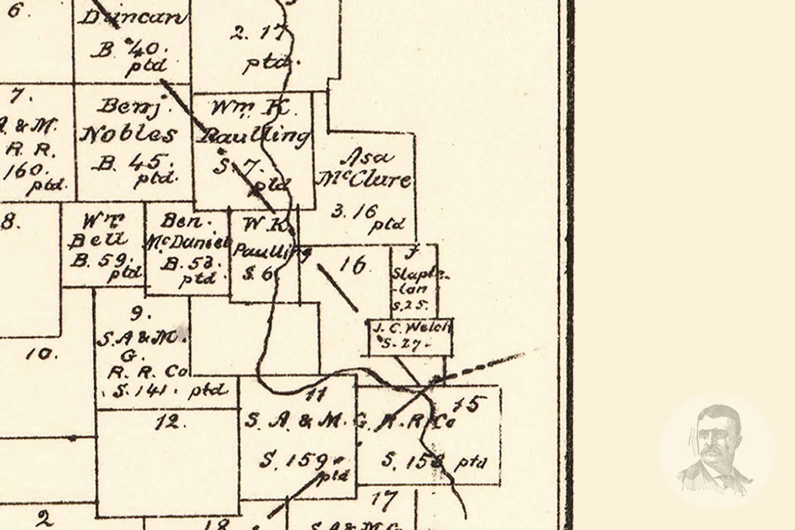 Vintage Lavaca County Map 1879 Lavaca County TX Land Etsy