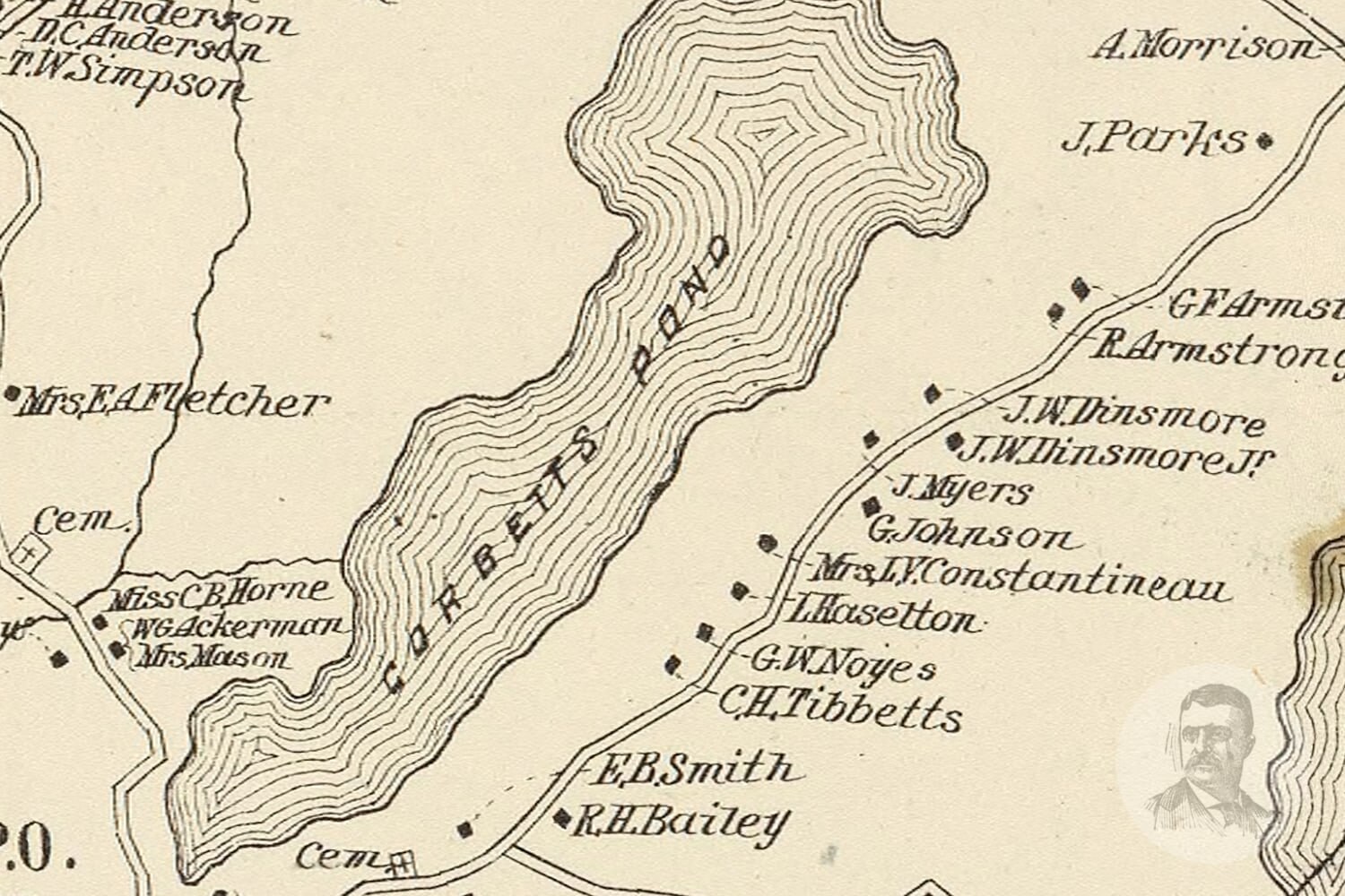 Vintage New Castle Map from 1892 Old New Hampshire Map Etsy