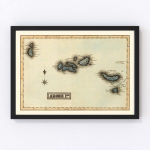 South America Map 1823, Vintage South America Map, Old South America Art, Wall Art Gift for South America History Lovers Retro Decor