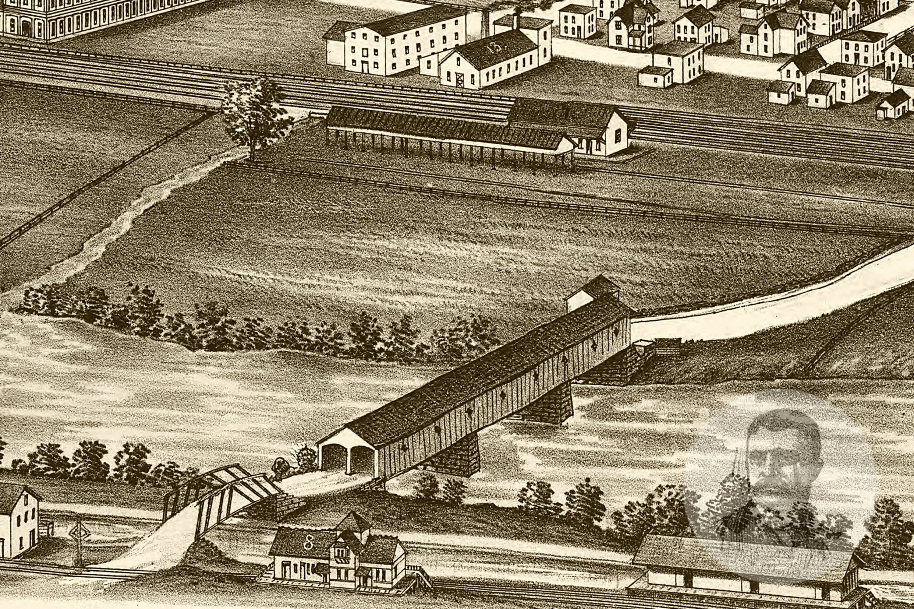 Vintage St. Johnsville Map 1890 Old Map of St. Johnsville Etsy