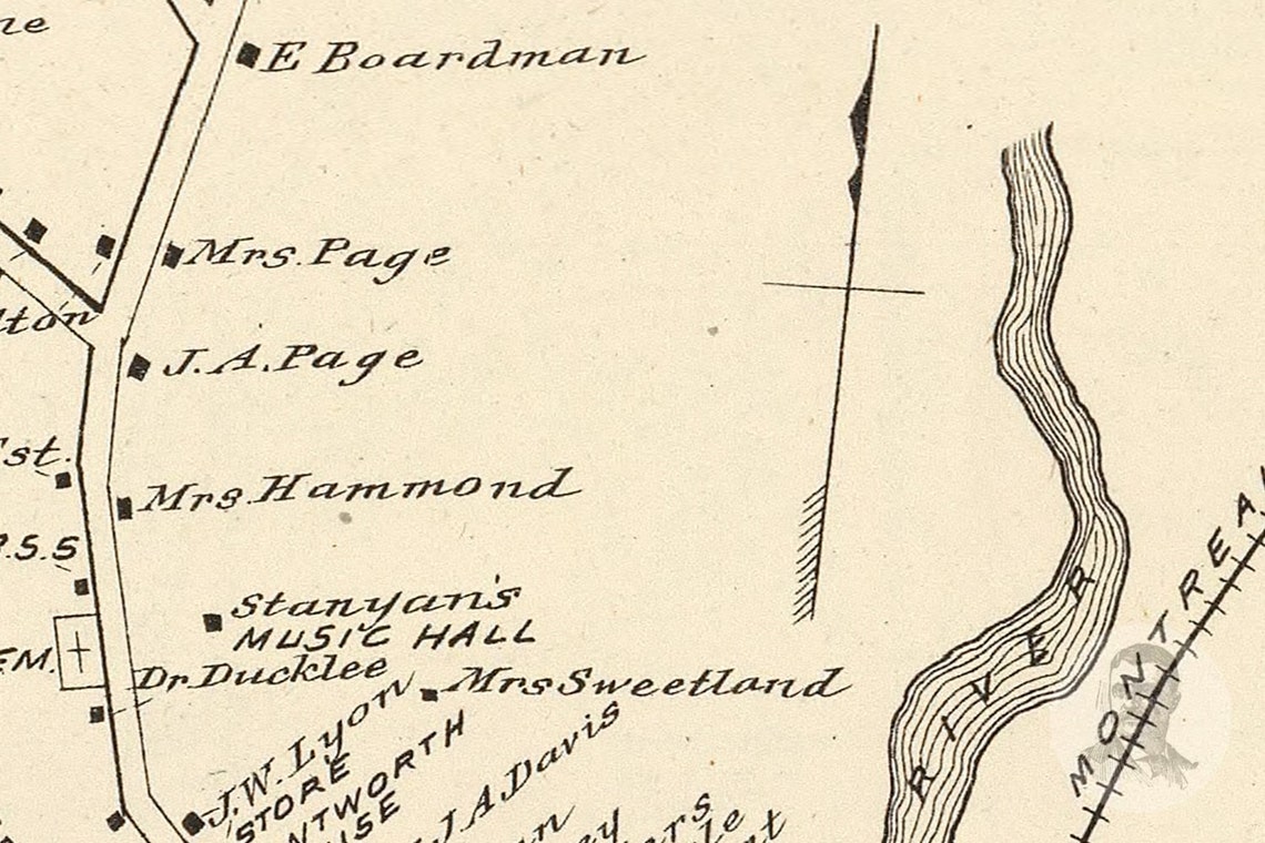 Vintage Wentworth Map from 1892 Old New Hampshire Map Etsy