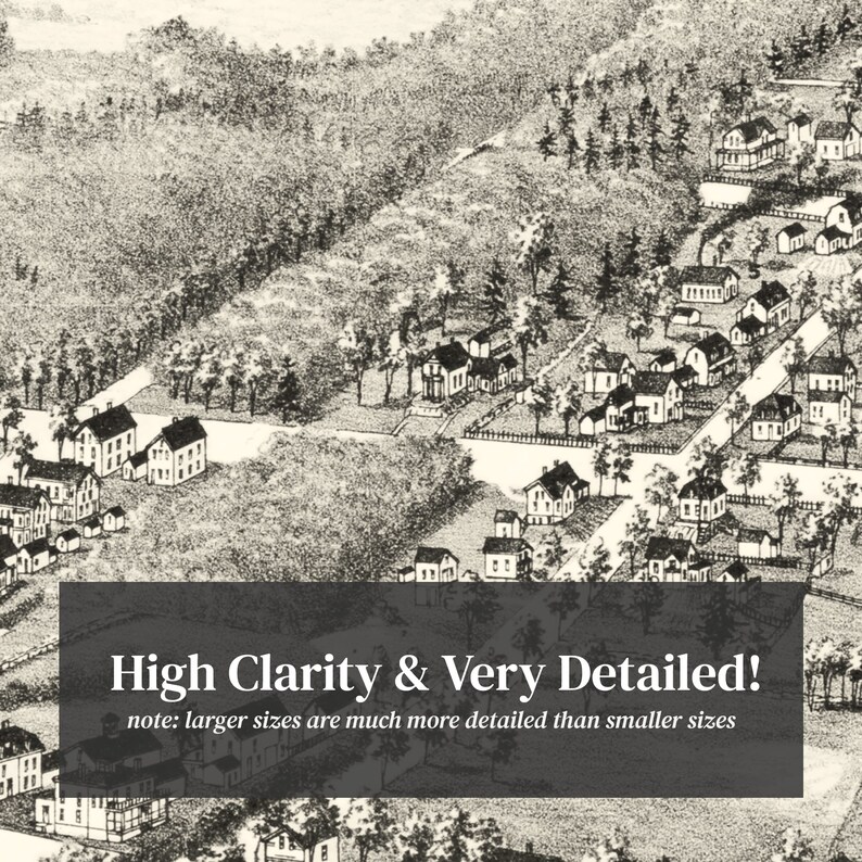Plainville Map 1887 Old Map of Plainville Massachusetts Art Etsy