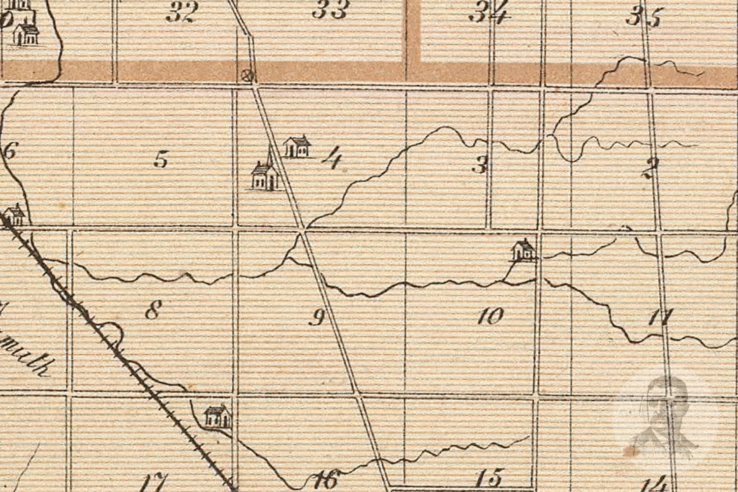 Vintage Wabash County IN Map 1876 Old Indiana Map | Etsy