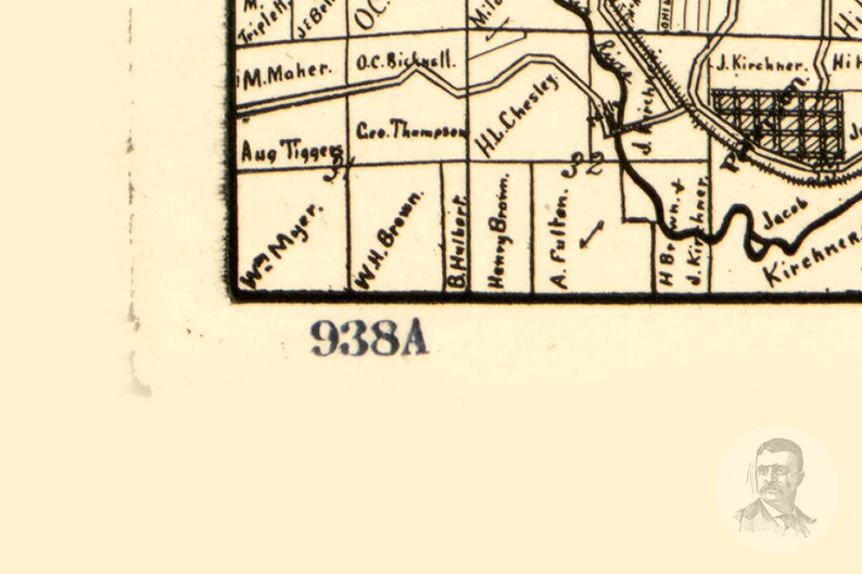 Vintage Clay County Map 1896 Old Map of Clay County Iowa Etsy