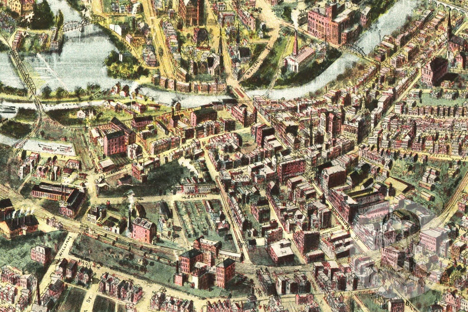 Vintage Cumberland Map 1906 Old Map of Cumberland Maryland Etsy