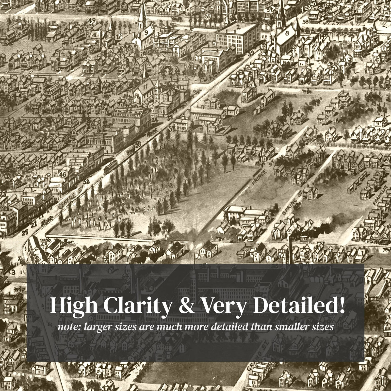 Wallingford Map 1905 Old Map of Wallingford Connecticut Art Etsy Hong