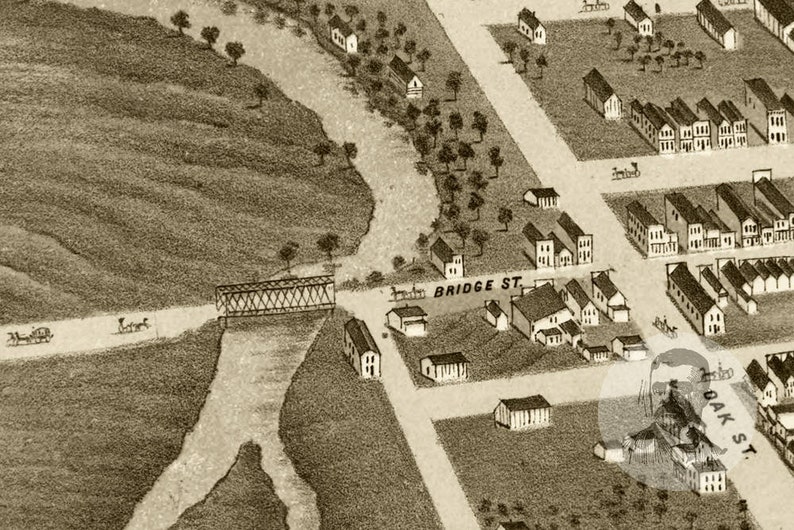 Owatonna Mn 1870 Vintage City Maps vrogue.co