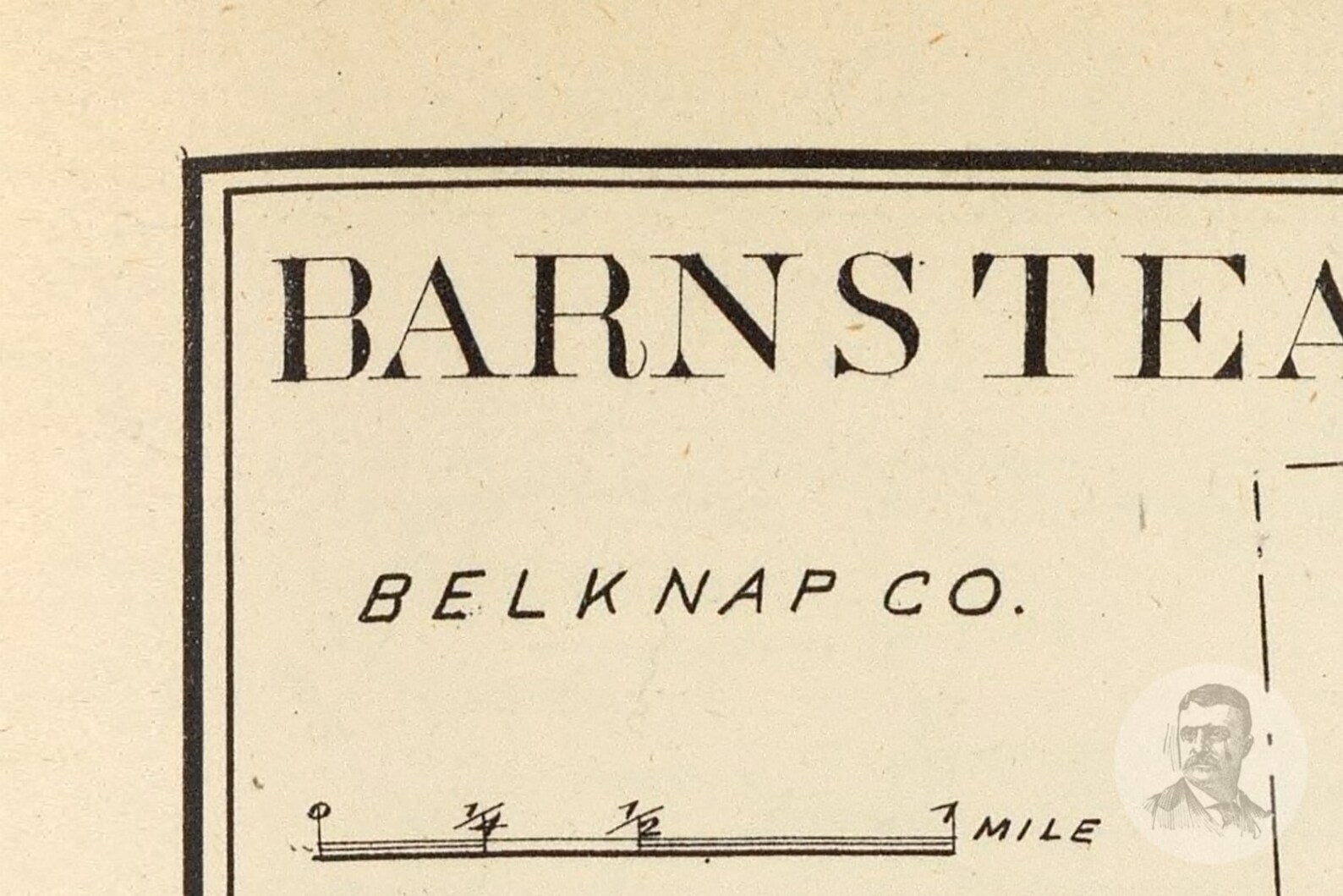 Vintage Barnstead Map from 1892 Old New Hampshire Map Etsy