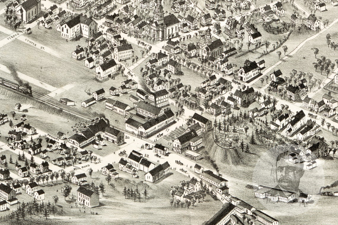 Norwood Ma 1898 Vintage City Maps vrogue.co