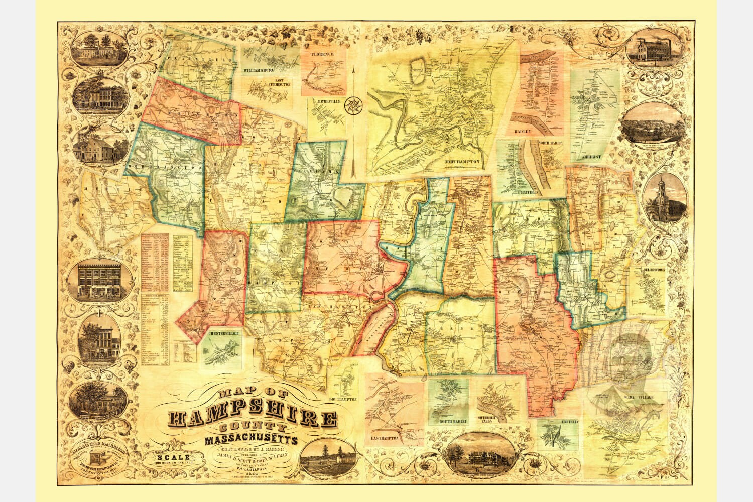 Hampshire County Map Brit Lit Maps Of Counties Towns vrogue.co