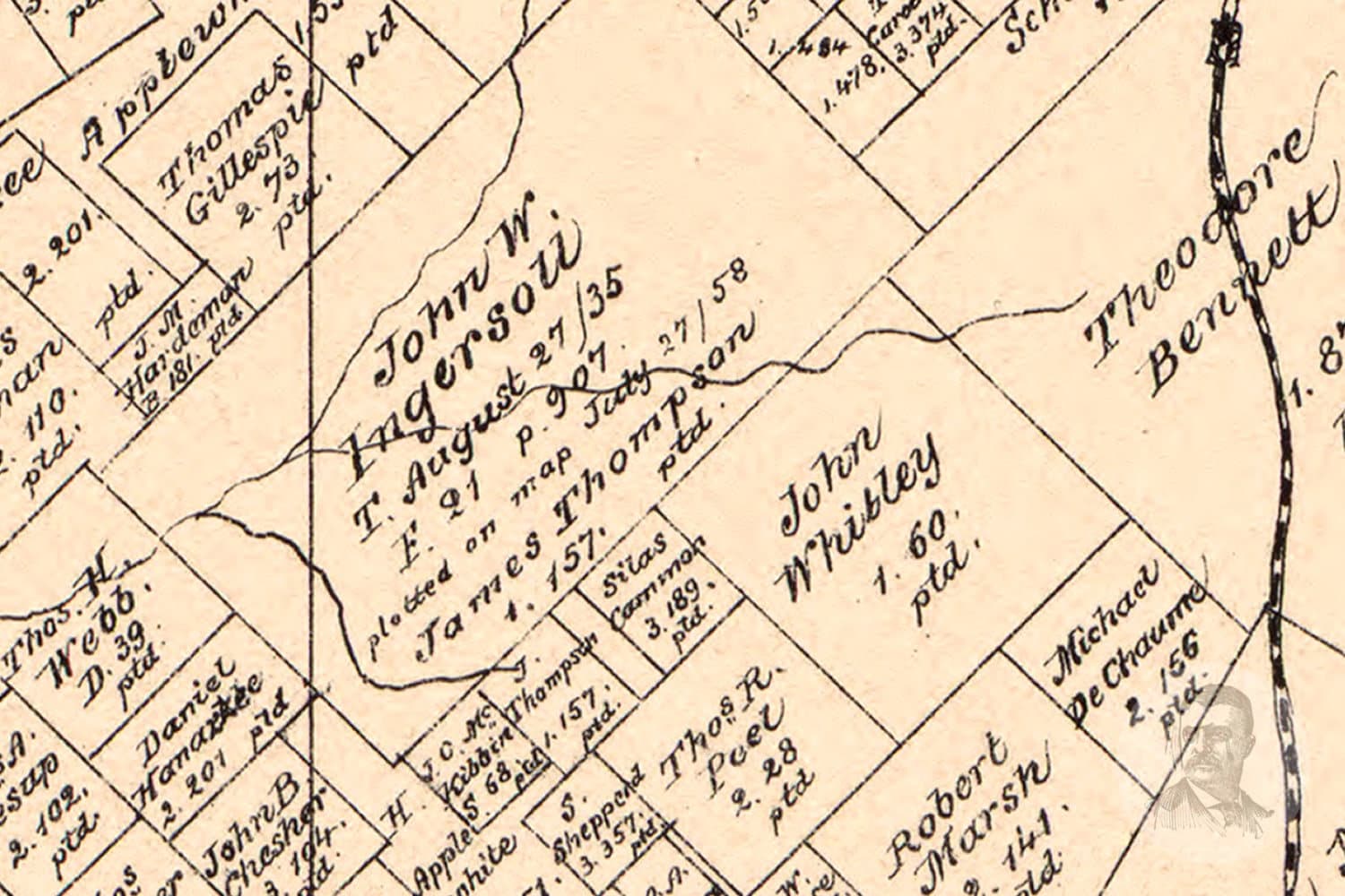 Vintage Walker County Map 1879 Old Map of Walker County Etsy