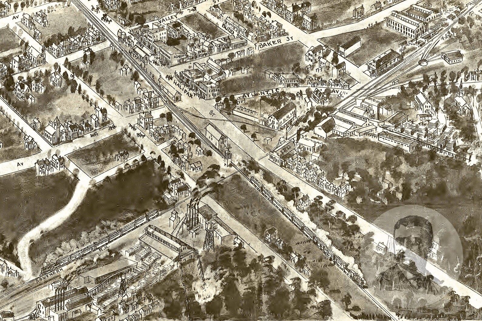 Vintage Emporia Map 1907 Old Map of Emporia Virginia Etsy