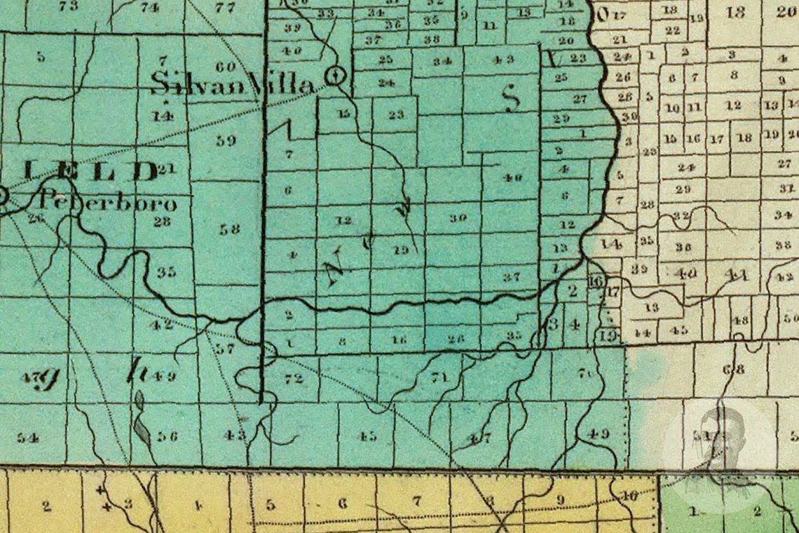 Vintage Madison County NY Map 1829 Old New York Map Etsy
