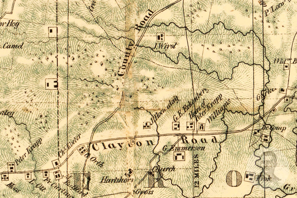 Vintage Saint Louis County Map 1857 Old Map of Saint Louis Etsy