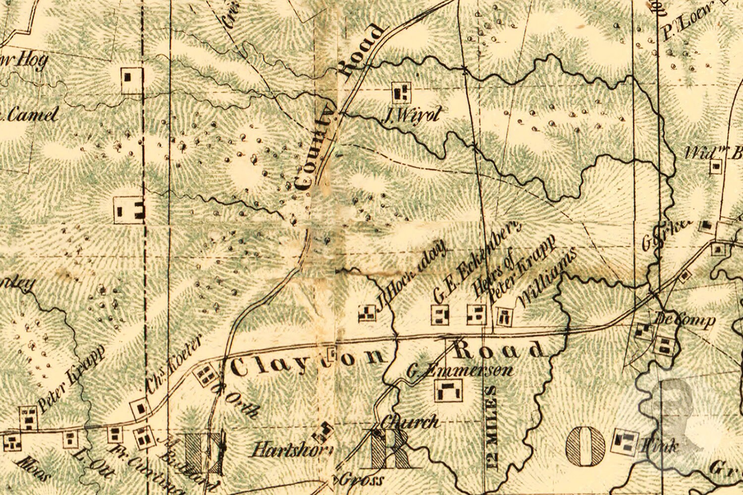 Vintage Saint Louis County Map 1857 Old Map of Saint Louis Etsy
