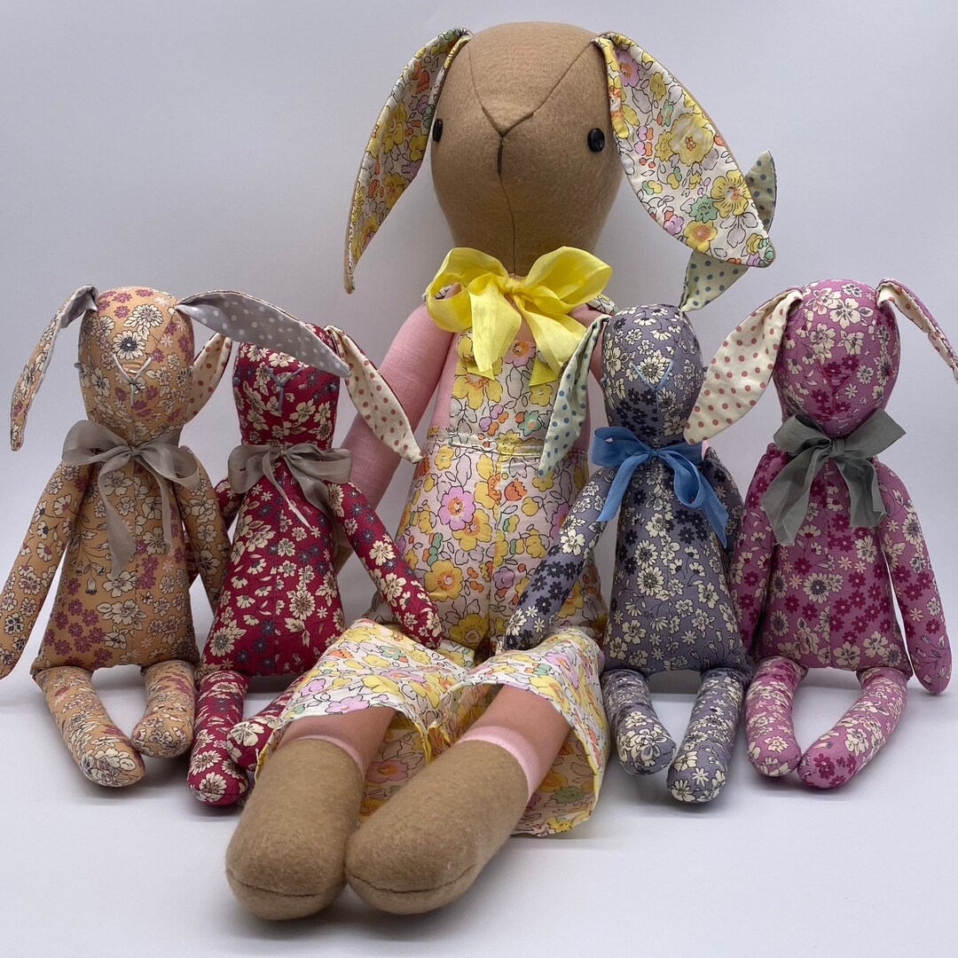 Handcrafted Liberty of London Rabbit - Etsy