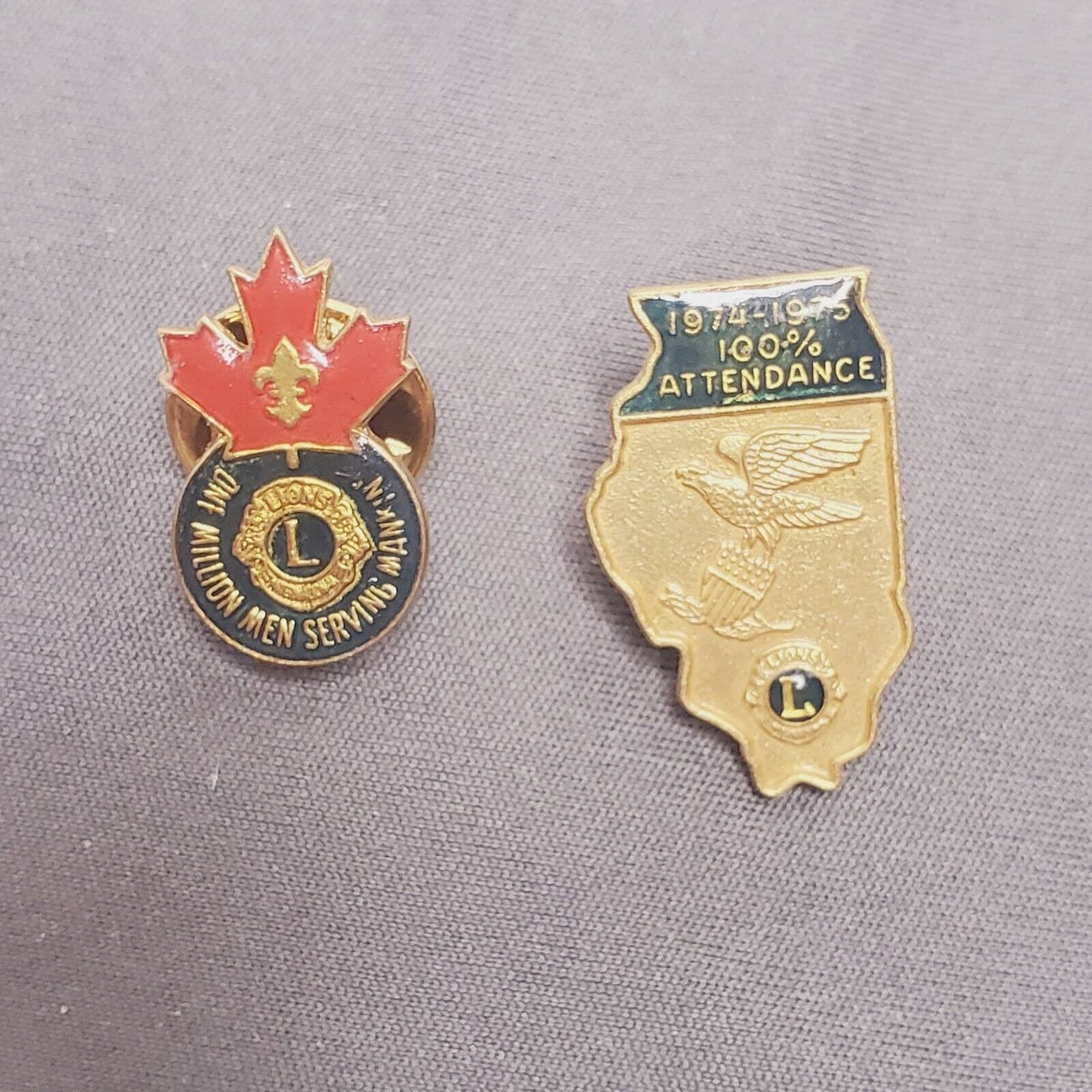 Lions Attendance Pin - Etsy