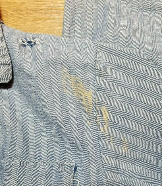 BIG SMITH Herringbone Coveralls Denim Vintage Union M… - Gem