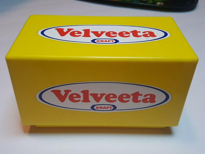 Vintage Kraft Velveeta Cheese Plastic Storage Container Etsy