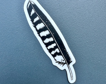 Osprey Feather Sticker | Vinyl Decal | Water-Proof Sticker | 1.47″ × 3″