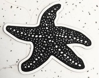 Ochre Sea Star Magnet | Water-Proof | Flexible | Fridge Magnet | Car Magnet | 2.59" x 2.75"