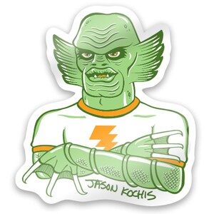 Swamp Monster Vinyl Sticker
