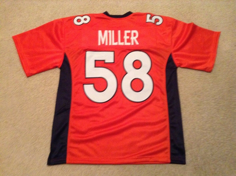 all orange broncos jersey