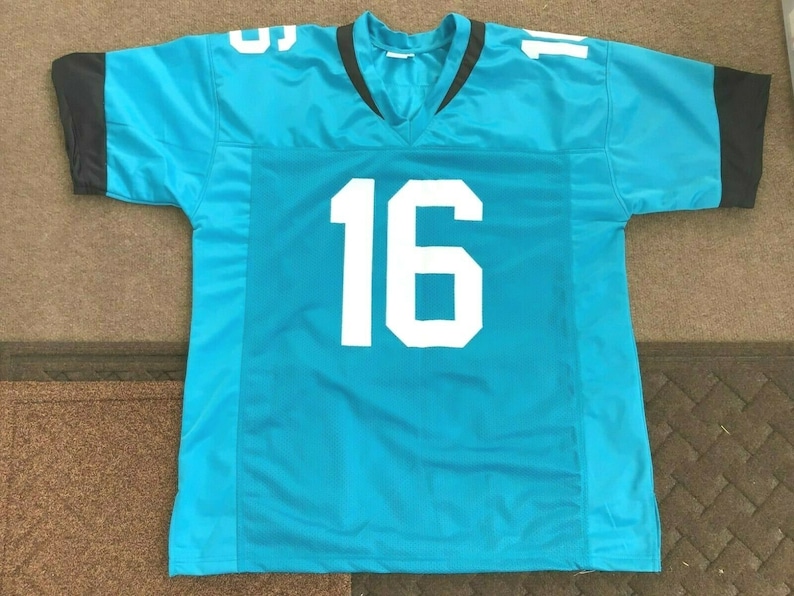 Trevor Lawrence UNSIGNED CUSTOM Sewn Stitched Teal Jersey | Etsy