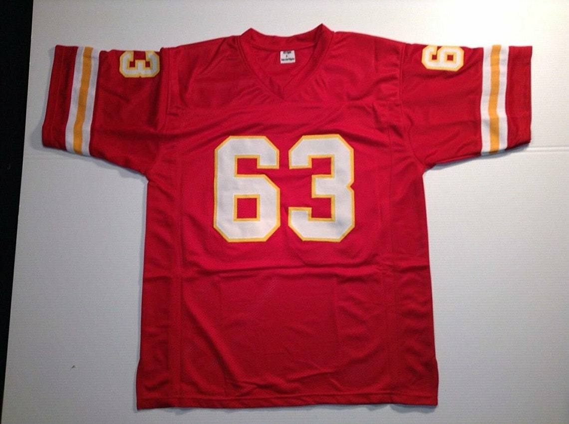 Willie Lanier Sewn Stitched UNSIGNED CUSTOM MadeRed Jersey Etsy