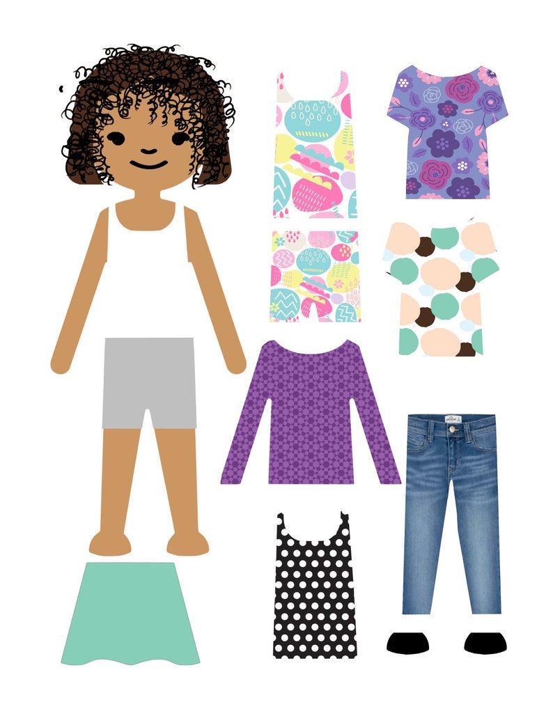 Customizable Paper Doll Kit Etsy