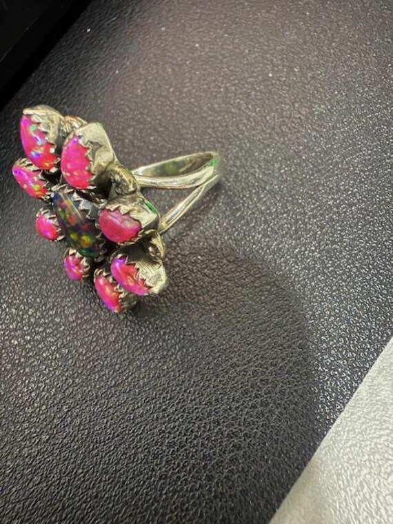 Cluster Balloon Opal Ring Size 7 - image 2