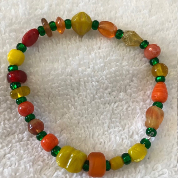 To Dream Again handmade beaded necklace gender neutral 19 long dream catcher Native American First Nations dreams visions twilight night