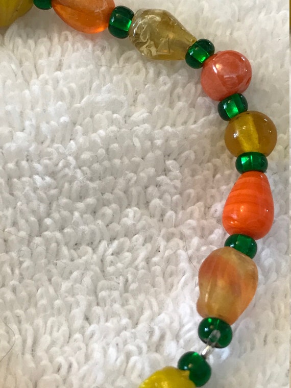 To Dream Again handmade beaded necklace gender neutral 19 long dream catcher Native American First Nations dreams visions twilight night