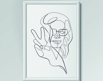 Michael Jackson Line Etsy