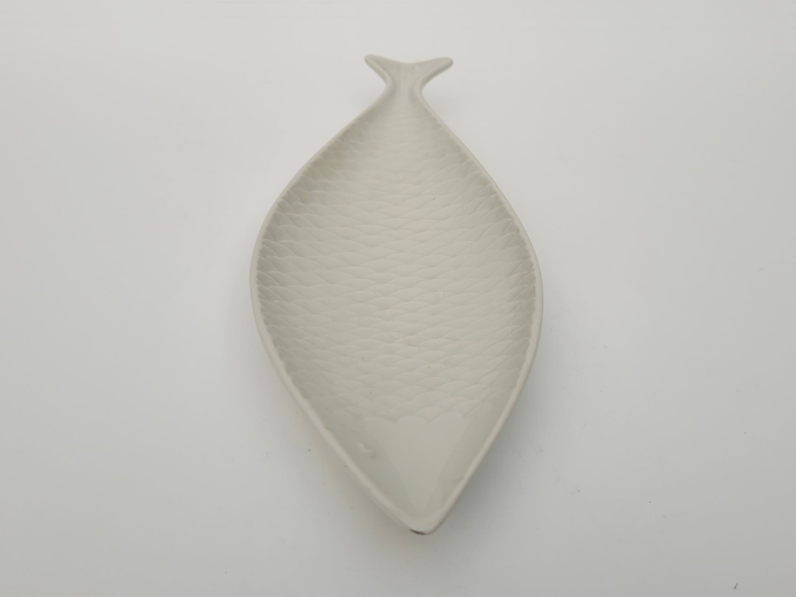 Gustavsberg White Fish Dish Plate Fladen Collectible Gustavsberg White Fish Dish Plate Fladen Collectible
