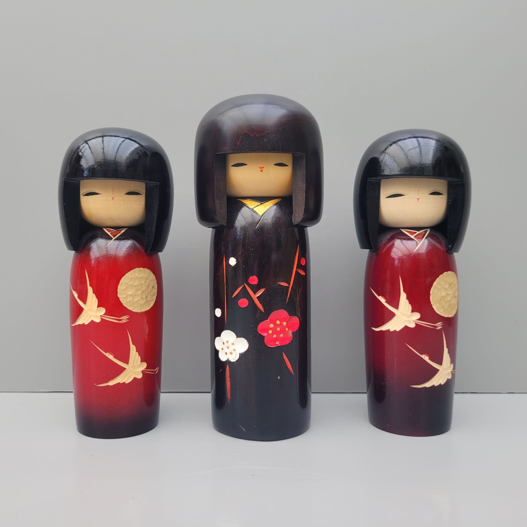 Kokeshi cheap dolls etsy