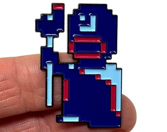 Kid Icarus for NES, Eggplant Wizard 1.5” enamel pin and magnet-  retro gaming art - retro gamer enamel pins