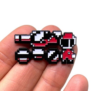 Blaster Master for NES, Jason and SOPHIA enamel pin and magnet - NES retro gaming art - retro gamer enamel pins