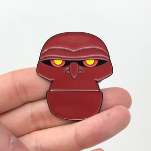Ultima 7 The Black Gate - The Guardian Enamel Pin or magnet with Glow in the Dark eyes - Retro game art - PC Gaming art
