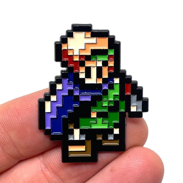 Shining Force for Sega Genesis, Max 1.5” enamel pin and magnet  - Classic Genesis retro gaming art