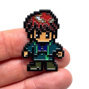 Lunar: The Silver Star for Sega CD, Alex Noa 1.5” enamel pin and magnet - Classic 16bit retro art - retro gaming pin
