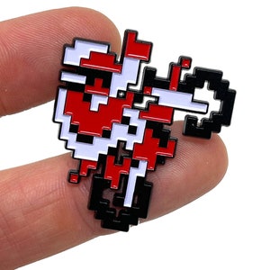 Excitebike for NES, Motorcross Racer 1.5” enamel pin and magnet - Classic NES retro gaming art