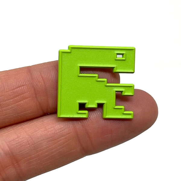 E.T. the Extra-Terrestrial for Atari 2600 - E.T. Glow-in-the-Dark enamel pin or magnet - Classic Atari game enamel pin - retro gaming