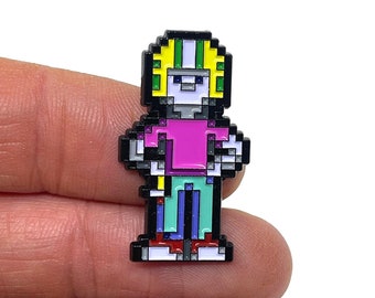Commander Keen, Goodbye, Galaxy! Episode IV: Secret of the Oracle, Commander Keen 1.35” enamel pin and magnet - PC Retro Game Pin