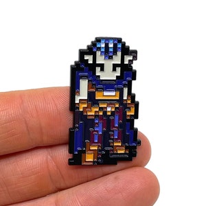 Chrono Trigger for SNES - Magus 1.5&quot; enamel pin or magnet - Classic SNES retro gaming art