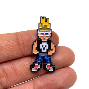 Zombies Ate My Neighbors for SNES, Zeke 1.5” enamel pin and magnet - Classic SNES retro gaming art