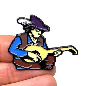 The Bard&#39;s Tale - title screen Bard Enamel Pin or Magnet - PC Retro Gaming