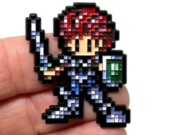 Lufia II: Rise of the Sinistrals for SNES, Maxim 1.5” Enamel pin and magnet - Classic SNES retro gaming art-  retro gaming art