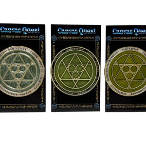 Ultima - het symbool van de Codex - 2" emaille pin en magneet - verkrijgbaar in drie versies - PC Gaming kunst - retro gaming